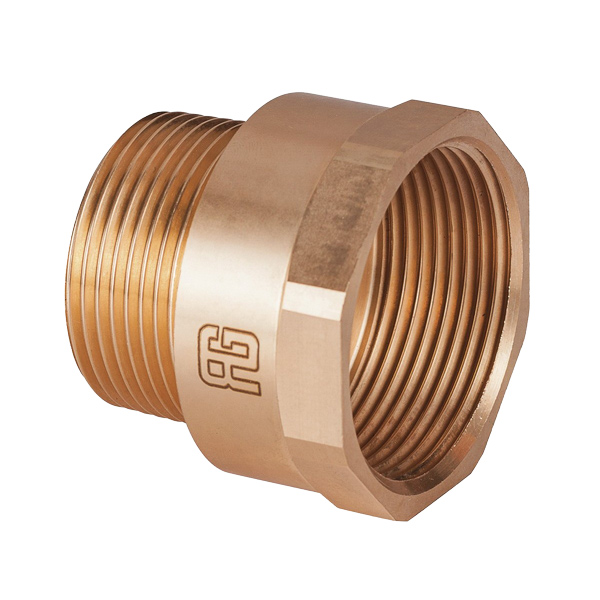 Guidi spidsmuffe  1 - 3/4" bronze