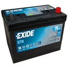 Exide Batterie 75ah Dual EFB, umgekehrte Polarität