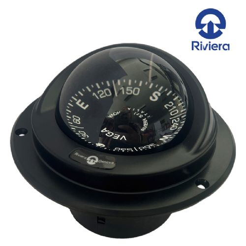 Riviera Kompas indbygning Vega 80 mm sort*