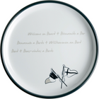 MB Welcome on board dessert tallerken Ø21cm 255g 6stk NON SL