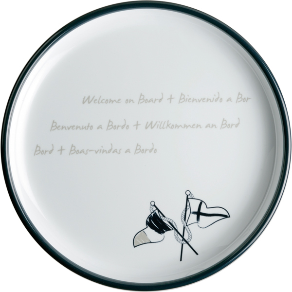 MB Welcome on board dessert tallerken Ø21cm 255g 6stk NON SL