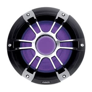 10" 600 watt sportsmarinesubwoofer i krom med CRGBW