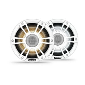 Fusion® Signature Series 3i Marinehøjttalere, 7,7" 280 watt Sports White koaksiale marinehøjttalere med CRGBW (sæt)