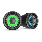 Wake-Tower-Marinelautsprecher der Fusion® XS-Serie, 6,5 Zoll, 200 Watt, Sport-Schwarz, Wake-Tower-Marinelautsprecher mit RGB-LED-Beleuchtung