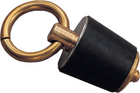 Roca drain plug brass/rubber 16mm