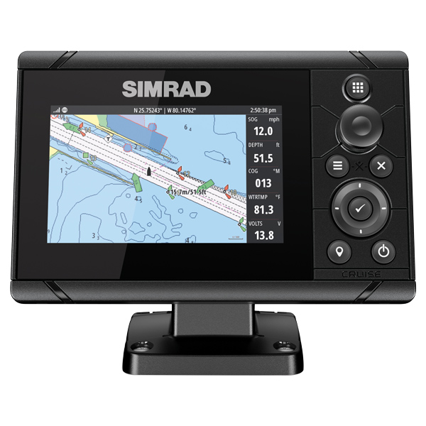 Simrad Cruise 5" med 83/200 hæktransducer