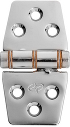 Roca friction hinge 38x76mm 3 screw holes 110° AISI304