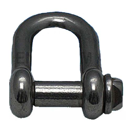 Shackle raw w/square bolt head "D" 11 mm