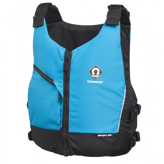 Crewsaver Sport 50N Rettungsweste, Blau M/L Brustumfang 99-111cm