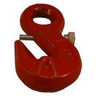 Parallel hook with latch for 7-8 mm wire, for 16 mm wire rope