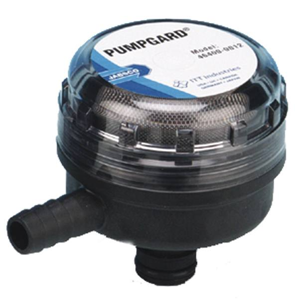 Jabsco pumpgard filter 90gr, ind 13mm studs, ud quick c. han