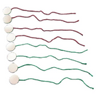 Sejl ticklers 4 røde og 4 grønne, F/wire 16 mm