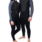 1852 wetsuit junior long model 3/2mm black/grey size 125cm