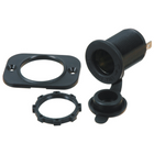 Socket recessed with round &amp; square flange 12V20Amp