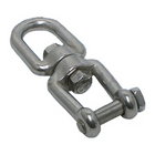 Swivel fork/fork square SS 13 mm