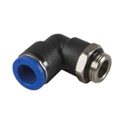 Quick coupling 90° Ø12mm 3/8" gev