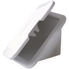 Mounting box with door white for tire filling 145x191mm