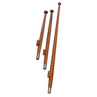 1852 Fahnenmast aus Teakholz 60cm Buchse Ø25 mm