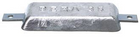 BAC Bera 102 zinkanode til skrog 415 mm, 10,2 kg