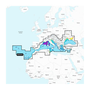 Middelhavet og Sortehavet – søkort