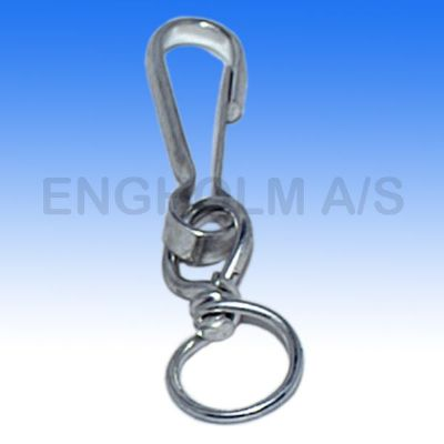 Karabinhage med svirvel Forn 4293  70 mm