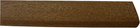 Roca U-profile teak 24x12/7x2000mm track 13mm