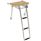 Badeplattform mit 3-stufiger Leiter L-45cm T-39cm
