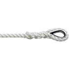 Robline Ankerleine 3-strängig mit Kovs, Weiß 16 mm x 40m