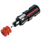 Universalstecker 12/24V mit 8A Sicherung für Zigarettenanzünderbuchse