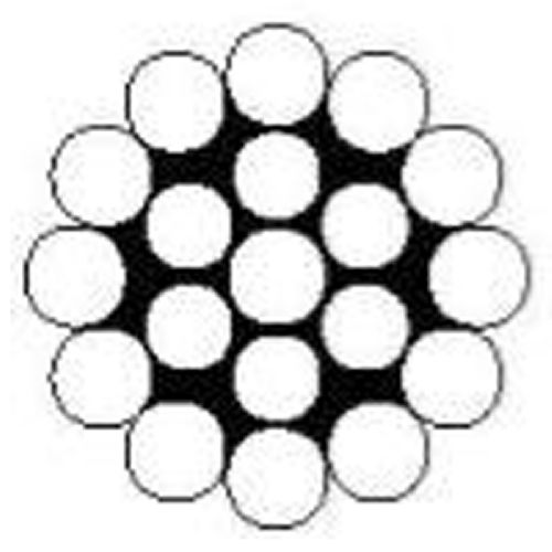 Wire galv 1x19 Ø:1.25 mm Breaking: 136 kg