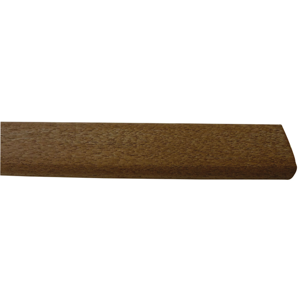 Roca U-profil teak 24x12/7x2000mm spor 10mm