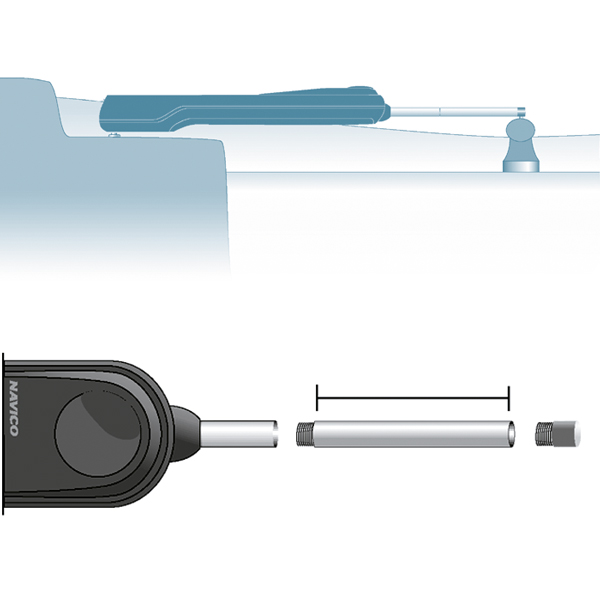 Simrad trykstangsforlænger 300mm