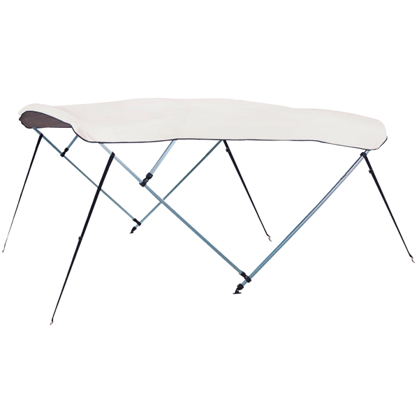 Bimini top 3-arm alu. tube ø25mm white l180 w170-180 h110cm