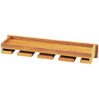 Roca Weinglashalter mit oberer Ablage Teak 44,5x13x6cm