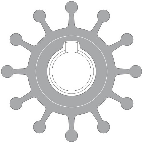 Johnson Impeller 09-801B Ø57,1 mm