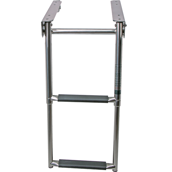 Telescopic bathing ladder in cassette for platform 2 steps b-285mm