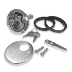 Roca Floor fitting Ø61.5 straight bolt lockable 316P