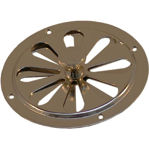 Star valve chrome-plated brass 120 mm