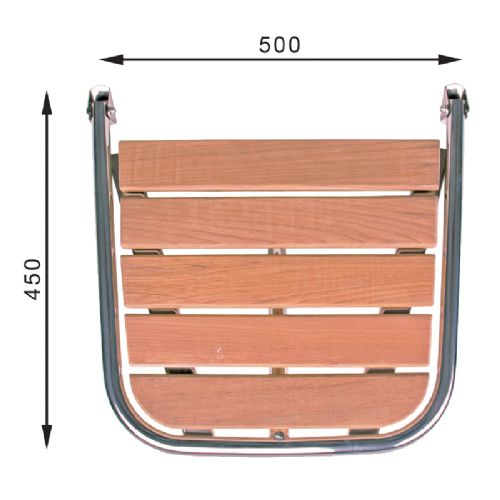 Platform 500 x 450 mm           Rør 25mm