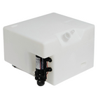Wassertank 32l weiß mit 12V Druckwasserpumpe 40x26x34cm
