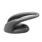 Clothes hook black nylon