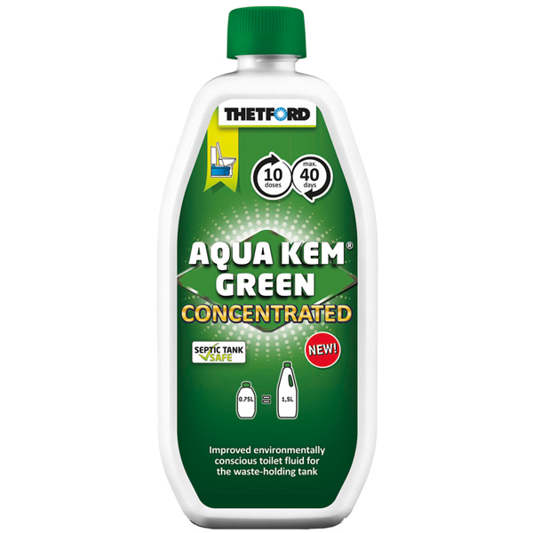 Thetford Toiletvæske Aqua Kem Green concentrared 0,75 L DK/N