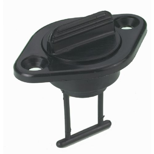 Bilgenstopfen schwarz Nylon Ø: 25 mm Flansch 52 x 35 mm