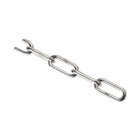 Kæde langleddet rustfri DIN 763 3 mm 26 x 12 mm