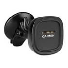 Suction cup mount for vehicle with magnetic holder