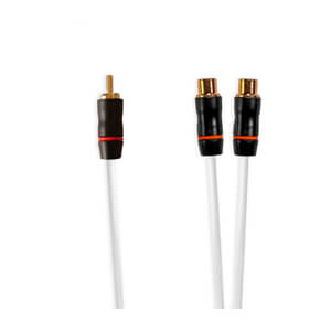 Fusion® RCA kabler, RCA fordelerkabel, han til dobbelt hun