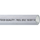 Clear pvc hose cross weave food quality 6mm, roll 5m