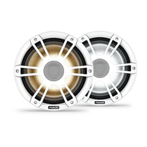 Fusion® Signature Series 3i Marinehøjttalere, 8,8" 330 watt Sports White koaksiale marinehøjttalere med CRGBW (sæt)