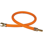 Gasslange 1,2m 1/4" omløber til 8mm studs blister