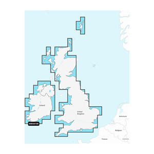 Storbritannien og Irland, søer og floder – indland søkort